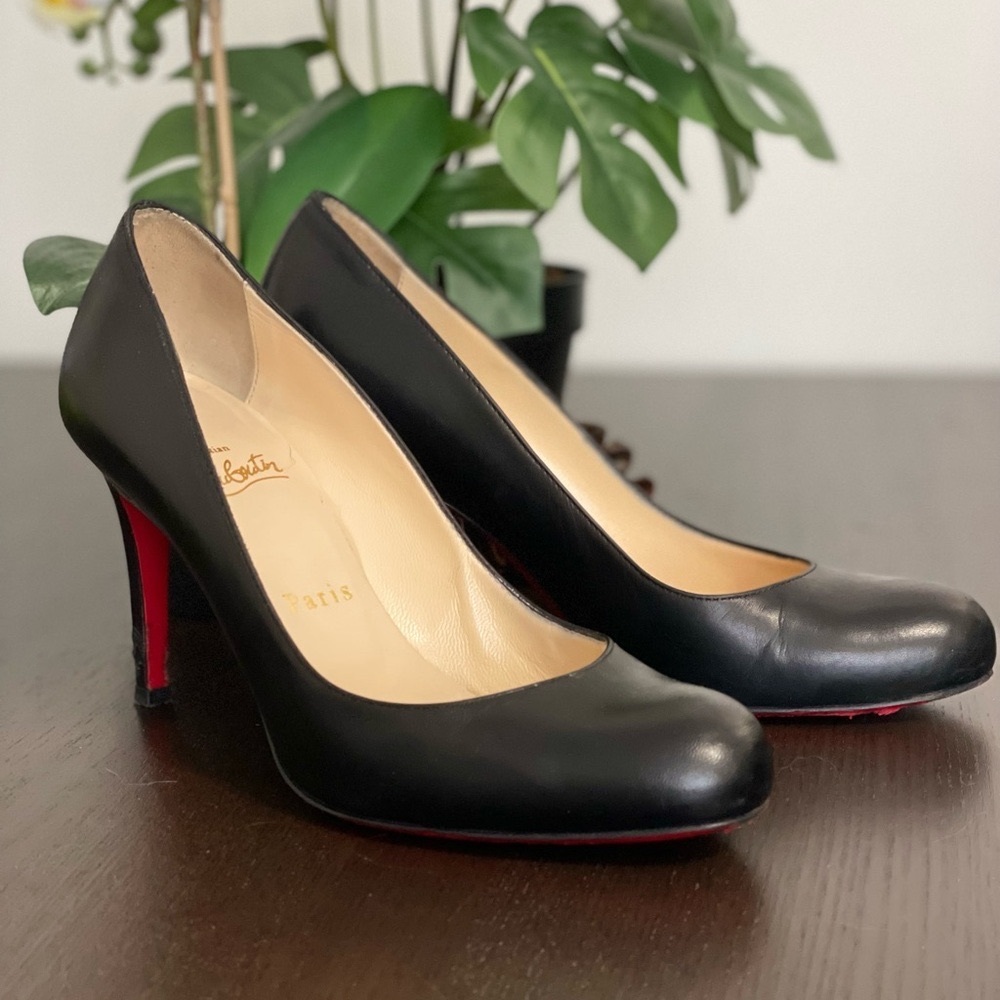 Louboutin Simple 85mm Black 36.5